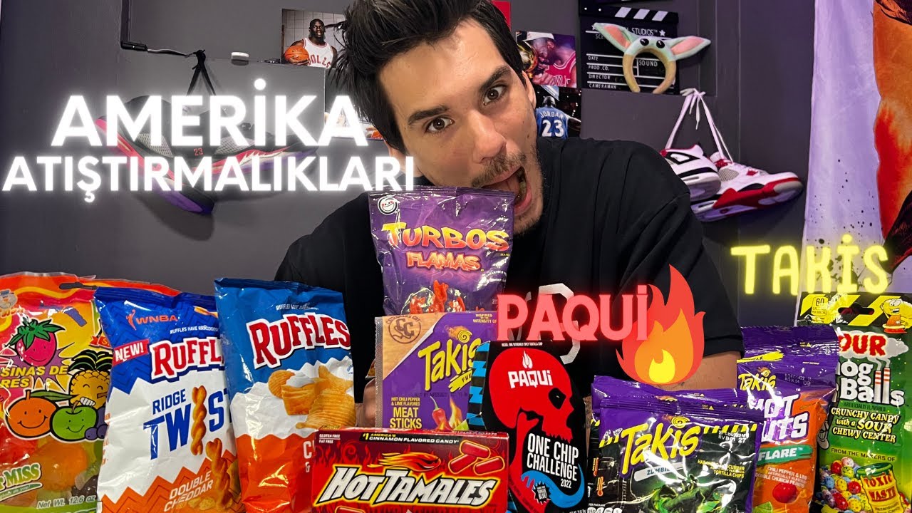 Dünyanın En Acı Cipsi | Amerika Atıştırmalıkları