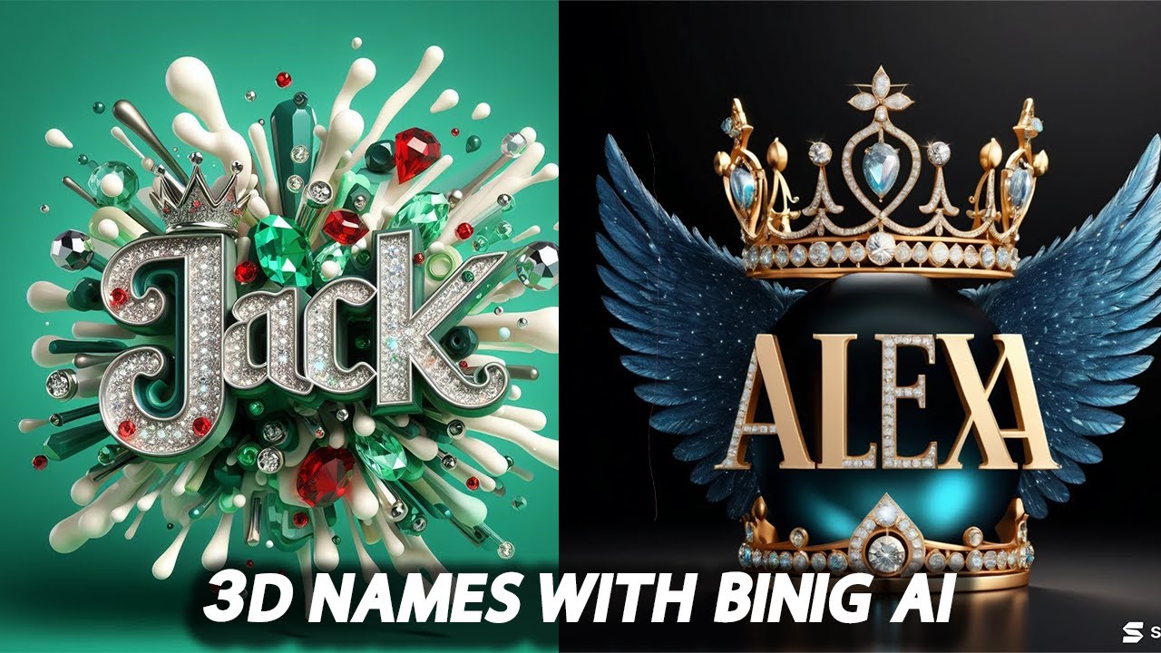 How To Create 3D Names With Bing Ai For Free In 2024 | How To Easily