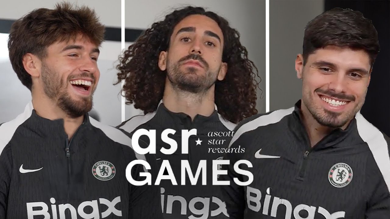 Marc Cucurella, Pedro Neto & Marc Guiu take on the ASR Games 🎲