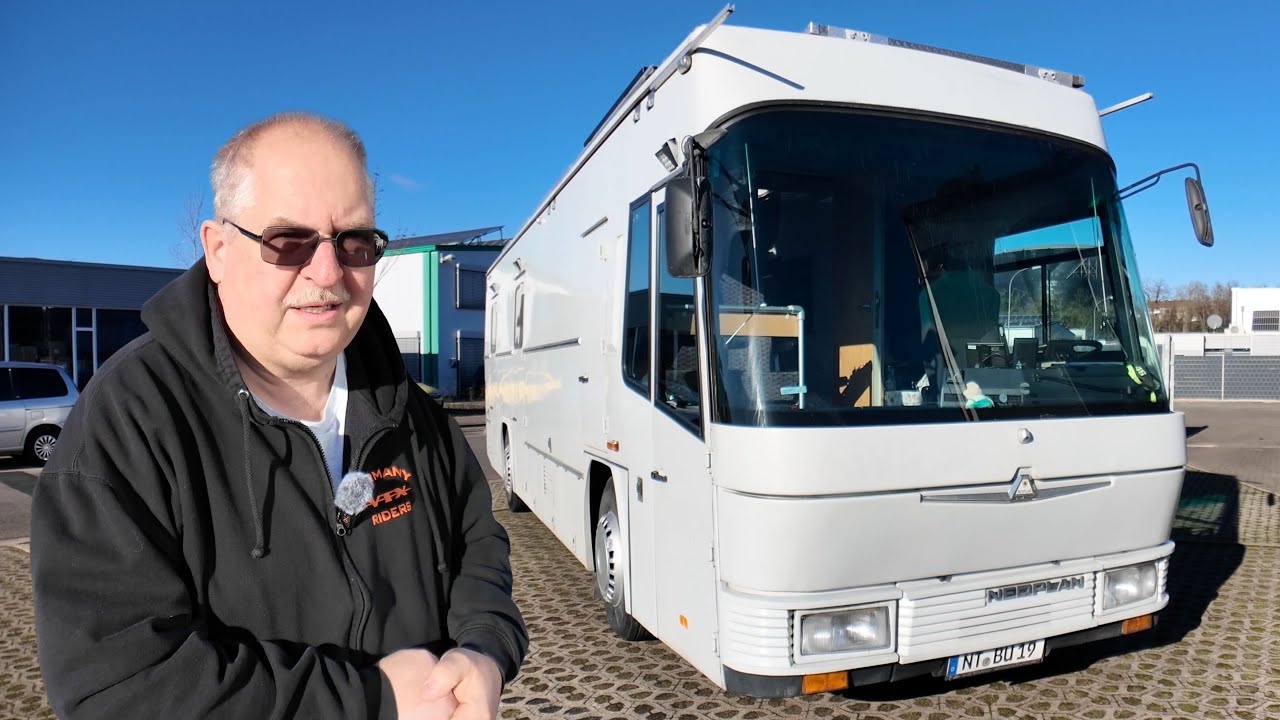 RENTNER OLIVER (64) baut ARD-Ü-Wagen zum LUXUS WOHNMOBIL um - NEOPLAN Wohnbus 2025