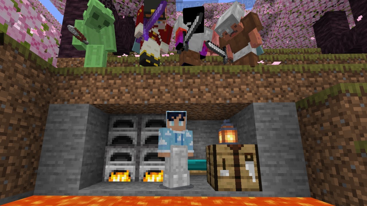 【マンハント】マイクラRTA勢 VS 4人のハンター #manhunt #統合版