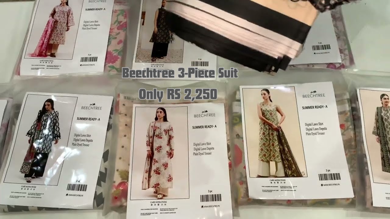 Beechtree 3pc Suit |lawn  suits|10 different designs by K&KStore | wholesale prices|PART 1 #kkstore