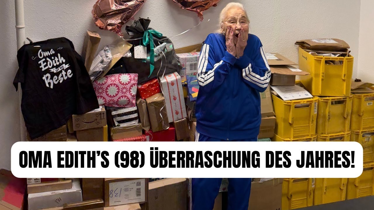 Oma Edith (98) konnte es nicht glauben - Die Überraschung ihres Lebens!