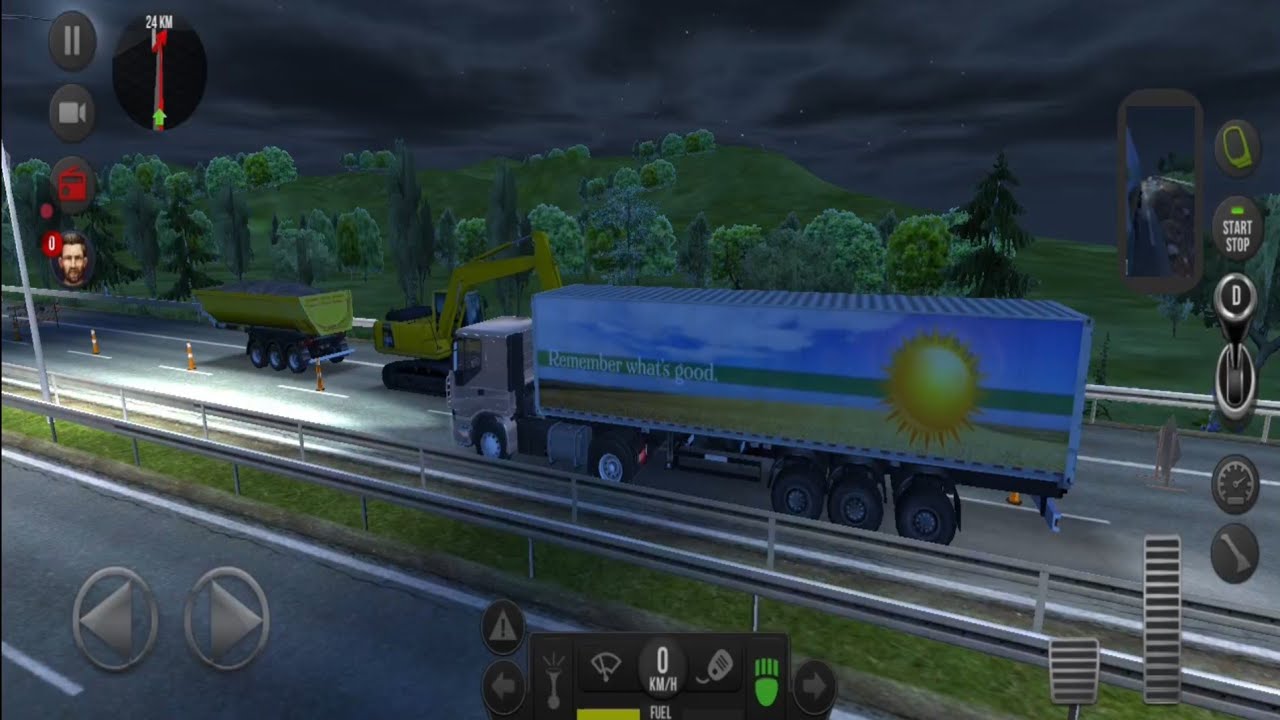 Midnight Long Haul Drive 🌙 | Truck Simulator Europe Realistic Gameplay