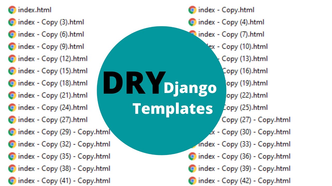 How to DRY Templates Properly in Django. Use extends, block and include.