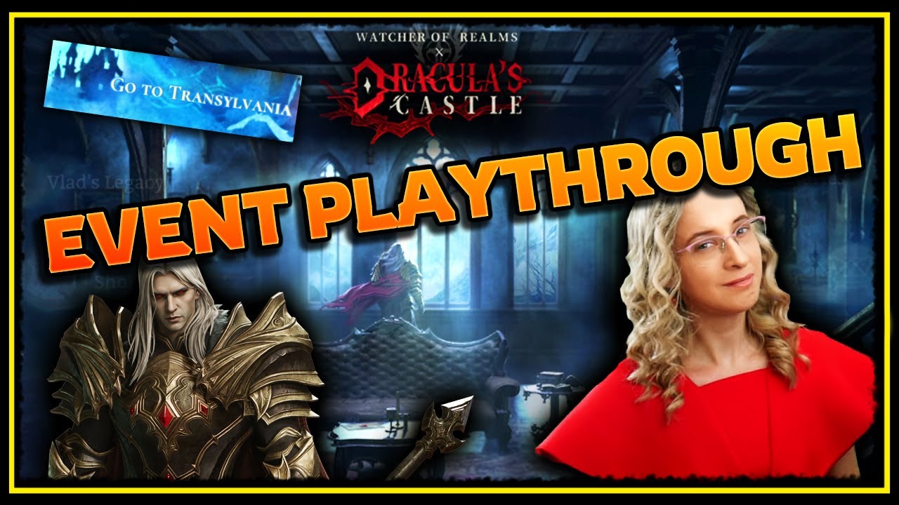Dracula's Castle Event 🩸 First Look, Playthrough & Reactions ✤ Watcher of Realms x DRACULA