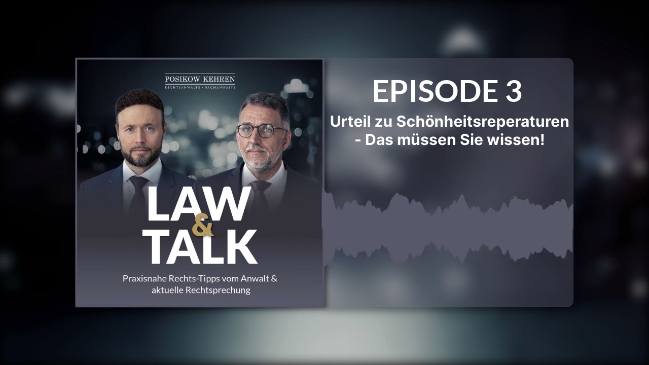 Episode 3 | Urteil zu Sch&ouml;nheitsreparaturen - das m&uuml;ssen Sie wissen!
