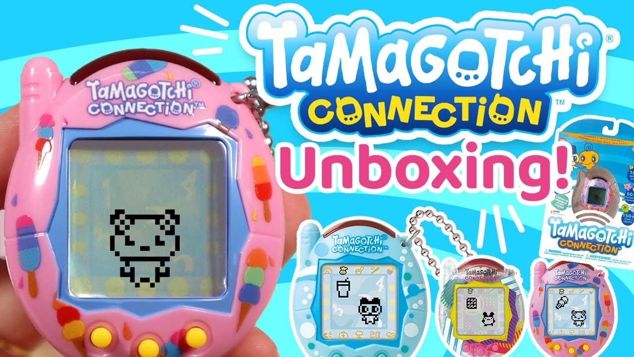 🍦 Unboxing NEW Tamagotchi Connection 2024 - Clear Retro, Bubbles, Ice Cream