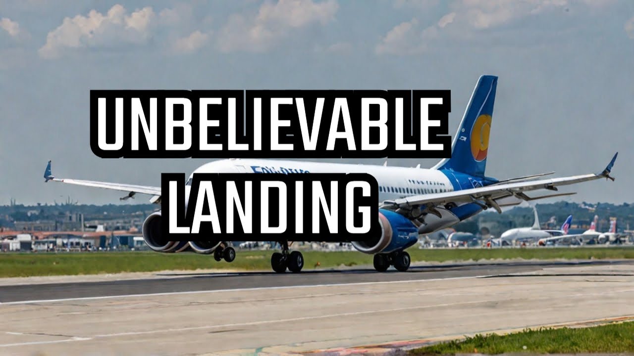Most INSANE Airplane Landing Ever!! Airbus A320 at Fiumicino Airport