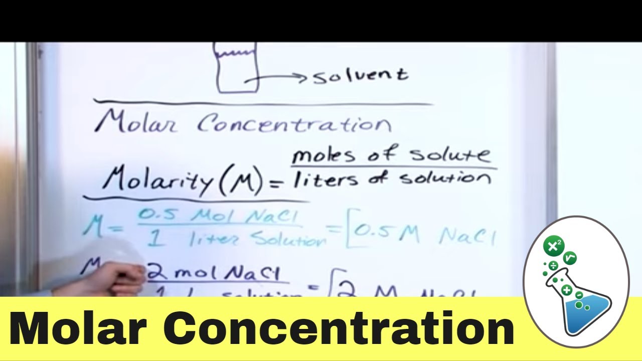 Molar Concentration of Solutions in Chemistry