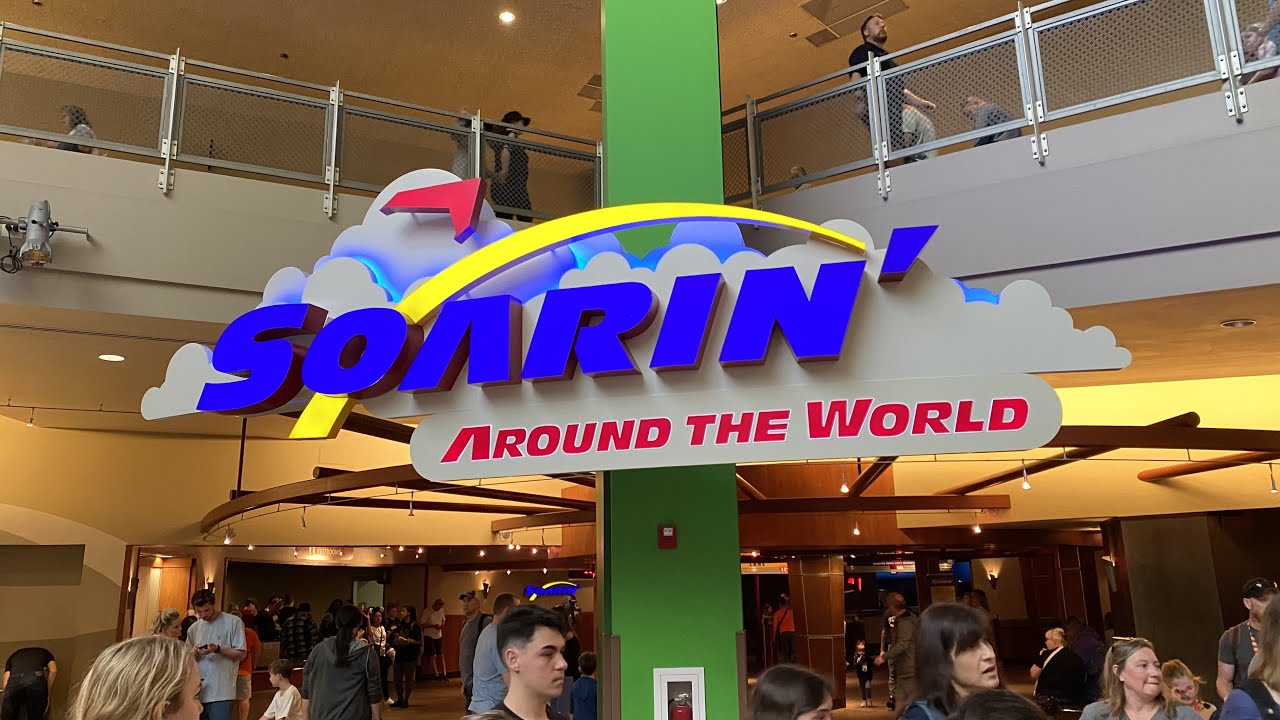 Soarin’ Around the World Full Experience 1080p POV with Low Light Epcot Walt Disney World 2023
