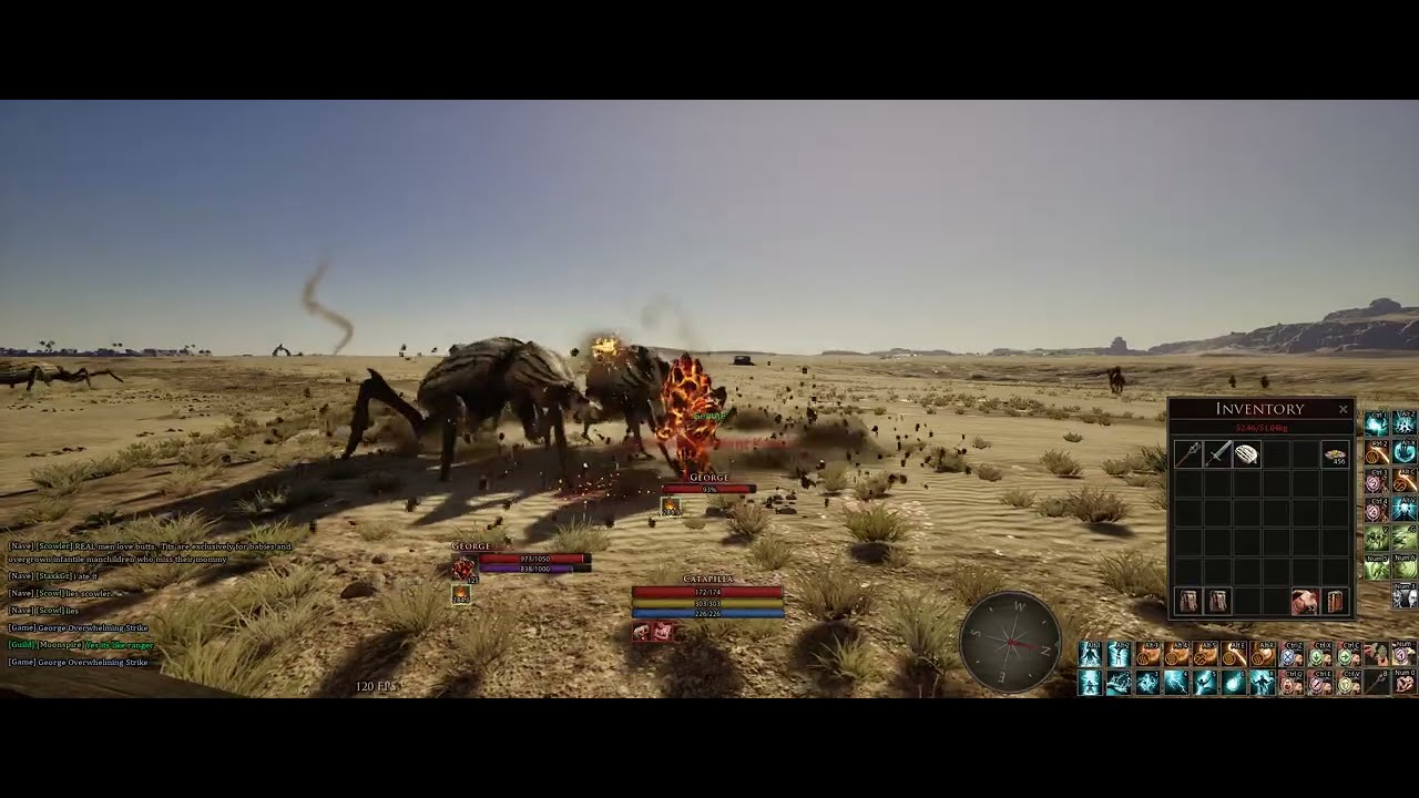 4 Big Steppers vs 1 Catapilla [Mortal Online 2]