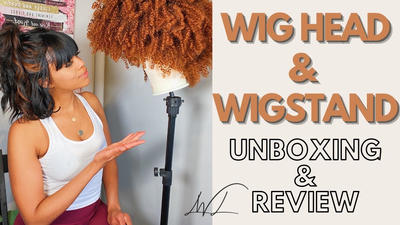 UNBOXING | REVIEW & HOW TO: Set Up Your Wig Stand | AFFORDABLE WIG STAND/ TRIPOD OPTION | KLVIED
