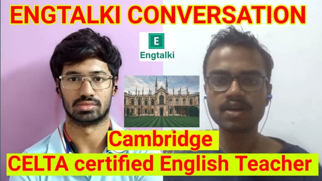 Engtalki Conversation with Cambridge CELTA certified English Teacher | ICONIC INDRA