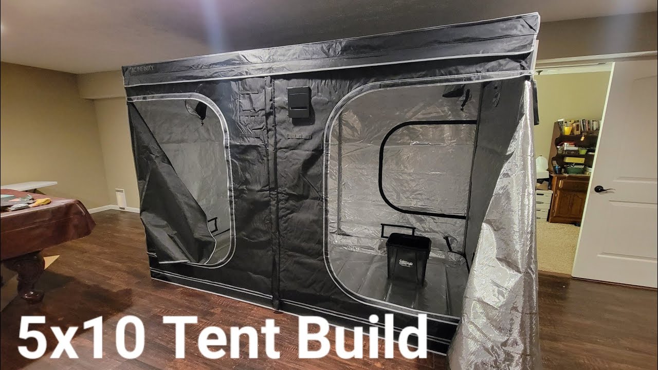 AC Infinity Grow Tent 5x10 How To Assemble