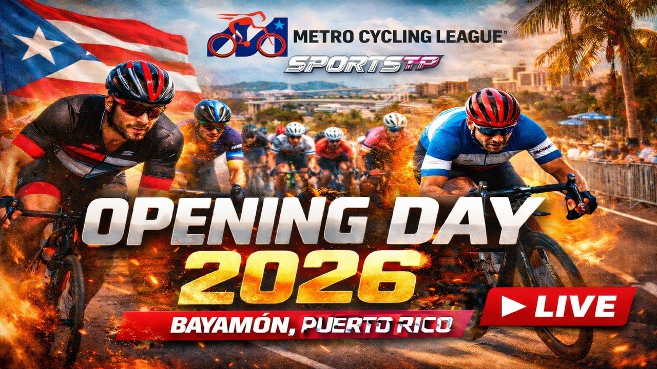 oficialmente  temporada 2026 de la Metro Cycling League desde el icónico Circuito Vaquero , Bayamón!