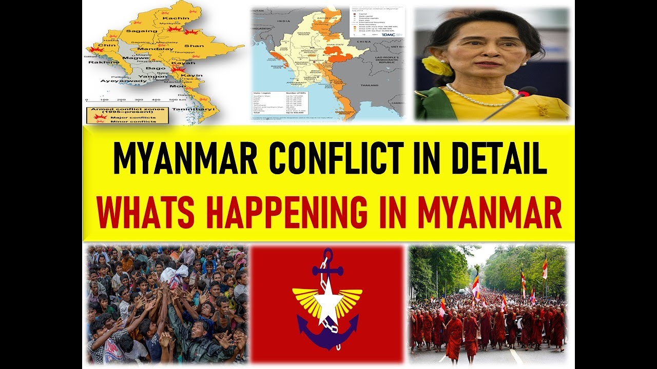 Myanmar Internal Conflict  Explained - Background, Current Situation and Tatmadaw Coup in Myanmar