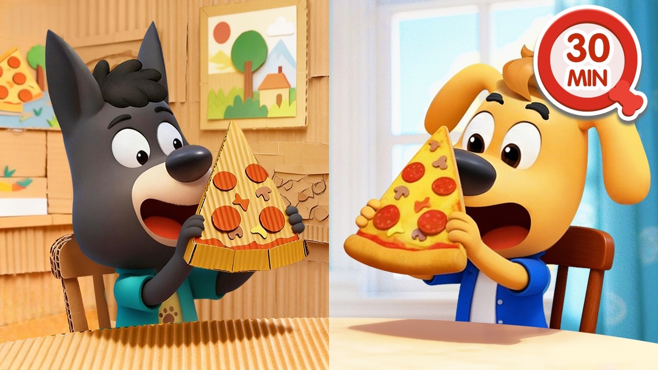Restaurante de Cartón 🥘 Dibujos Animados 🔍Sheriff Labrador en Español