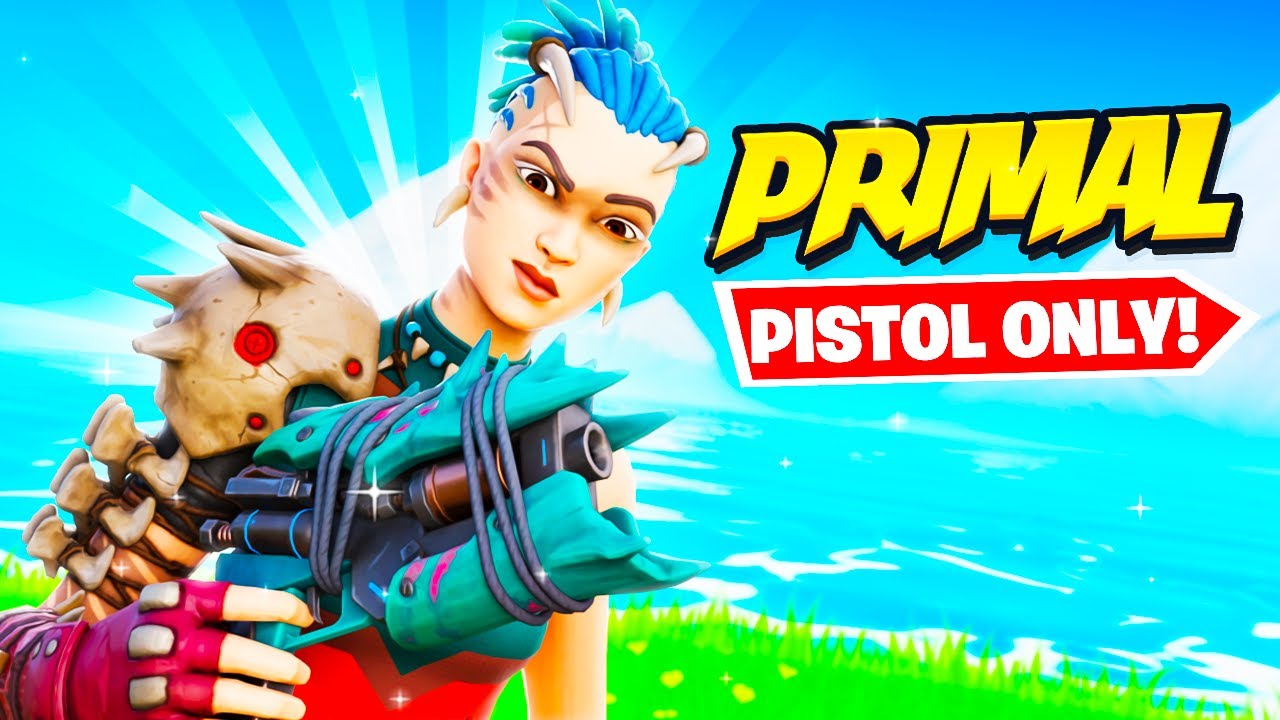 This is the Worst Pistol Ever in Fortnite...? (Primal Pistol ONLY Win)