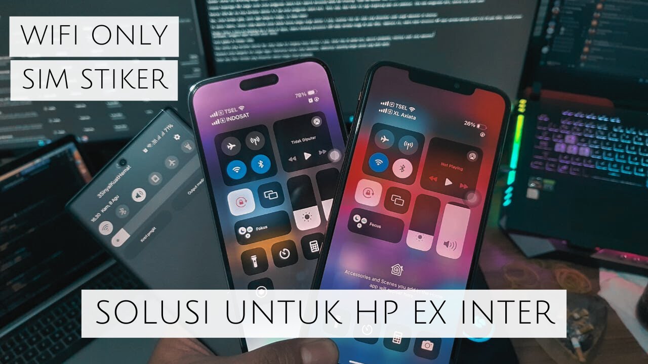 Tutorial & Tips Sinyal IPhone / Android Ex Inter Wifi Only & Sim Stiker