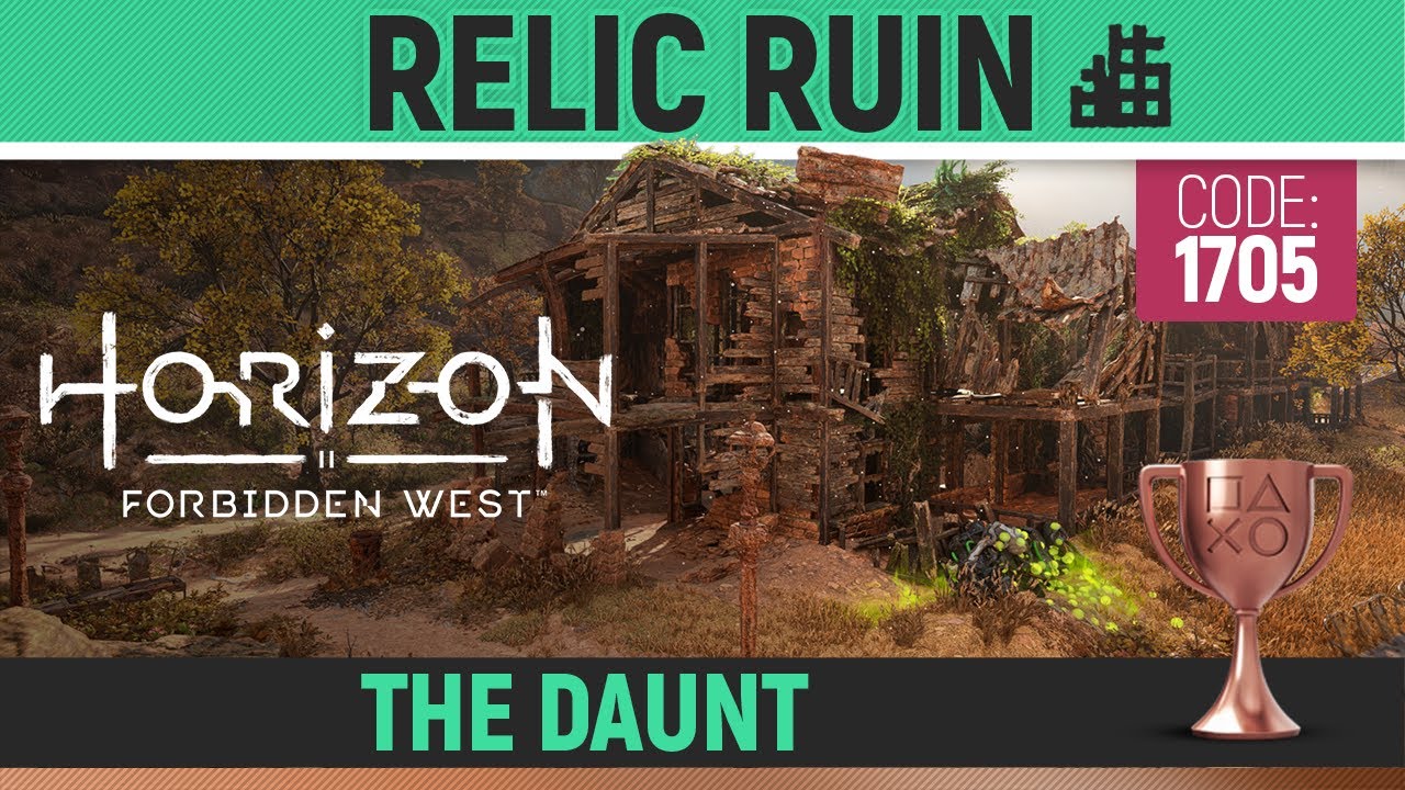 Horizon Forbidden West - Relic Ruin Solution: The Daunt 🏆 Location & Walkthrough Guide