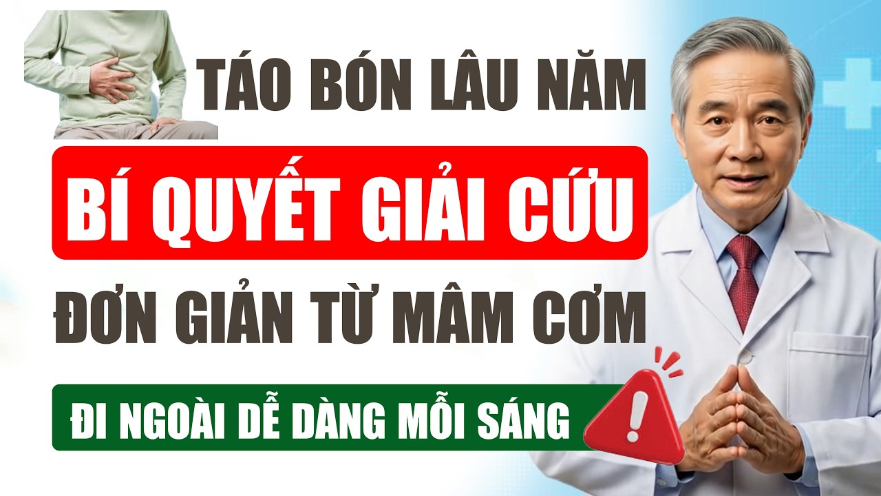 Nỗi Ám Ảnh Táo Bón Kinh Niên & Bí Quyết Từ Mâm Cơm