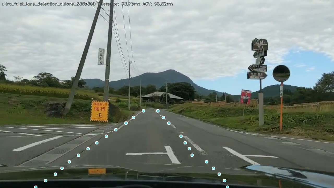 Jetson Nano TensorRT Ultra-Fast-Lane-Detection
