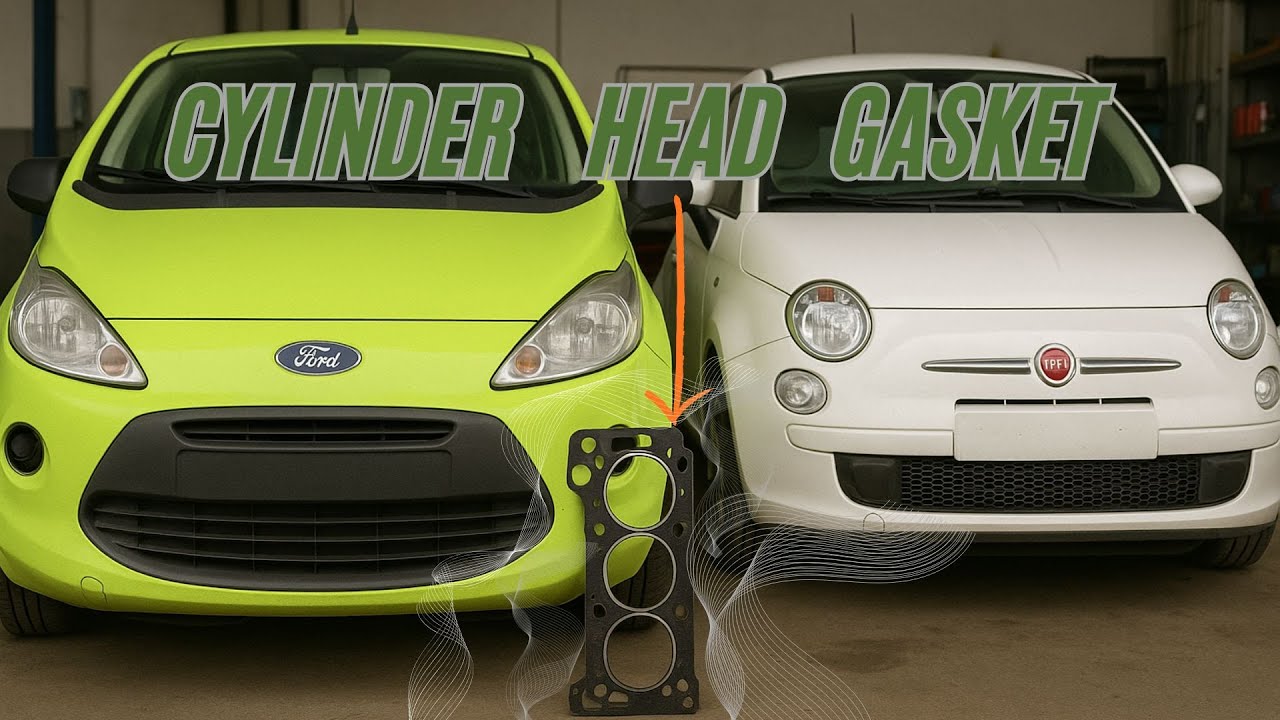 Full tutorial Replaced cylinder head gasket on Ford Ka 1.2 i same engine to Fiat 500 1.2 petrol