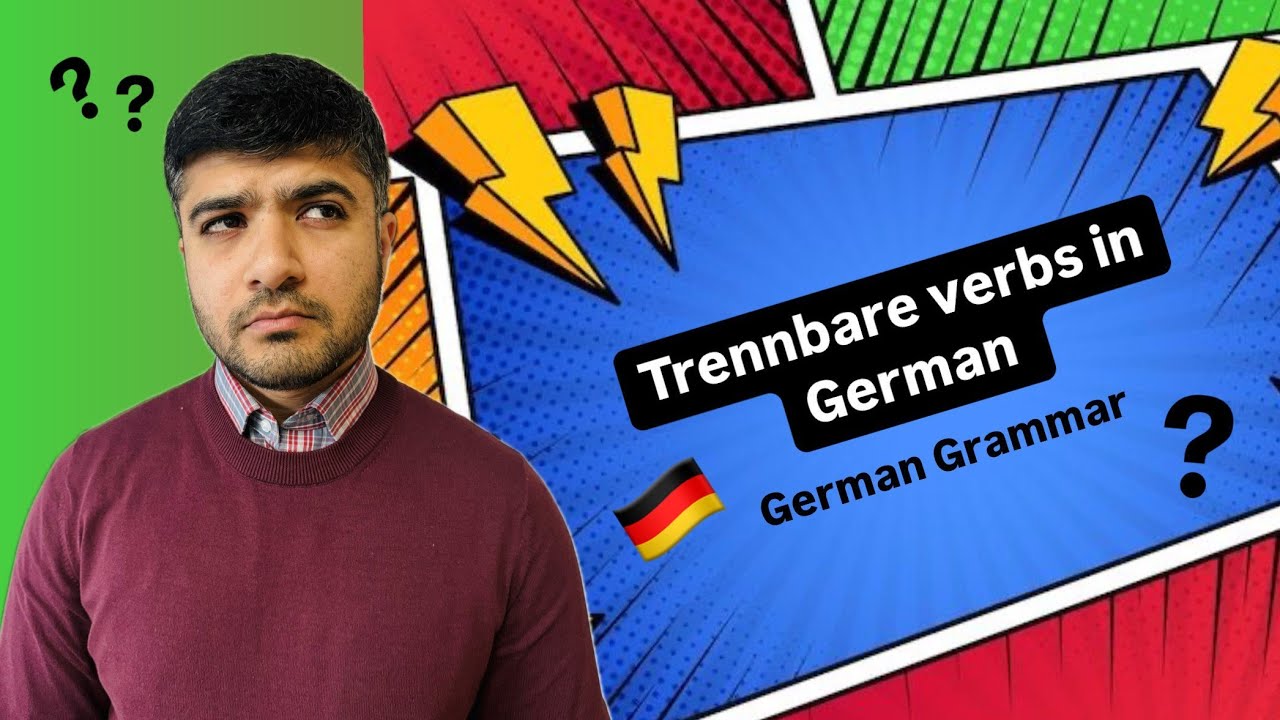 Глаголы Trennbare за 4,5 минуты | Немецкие глаголы | БЕСПЛАТНЫЕ уроки немецкого языка A1