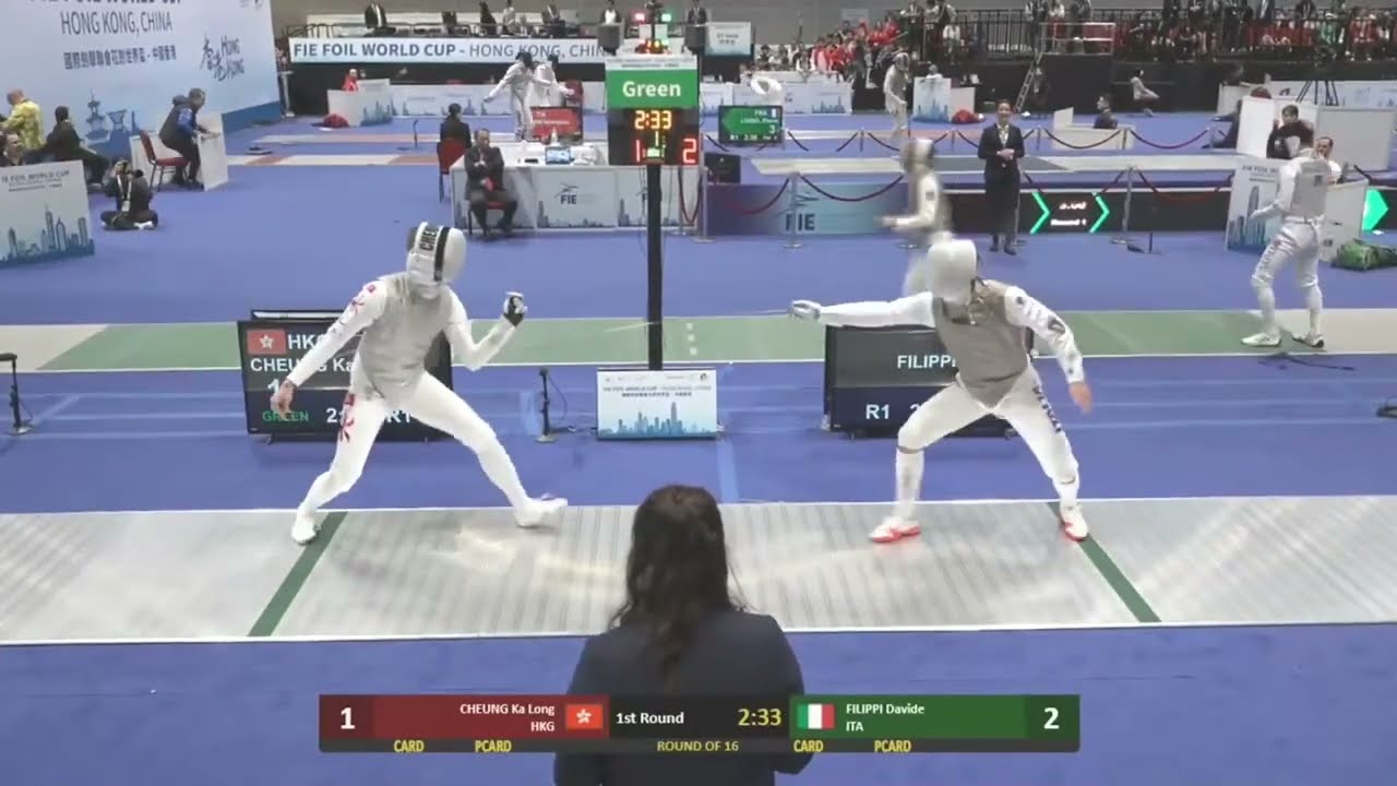 Hong Kong World Cup 2024 SMF - L16 - Cheung Ka Long HKG v Davide Filippi ITA