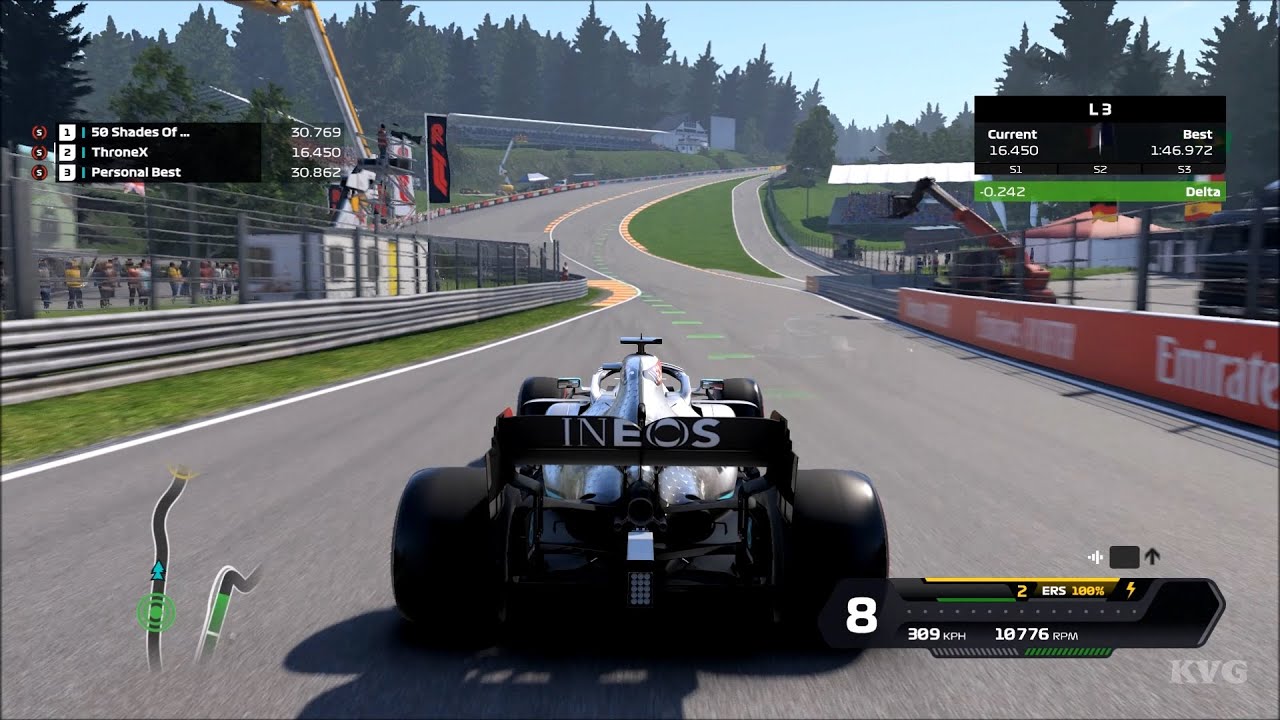 F1 2020 - Mercedes-AMG Petronas F1 Team W11 - Test Drive Gameplay (PC HD) [1080p60FPS]
