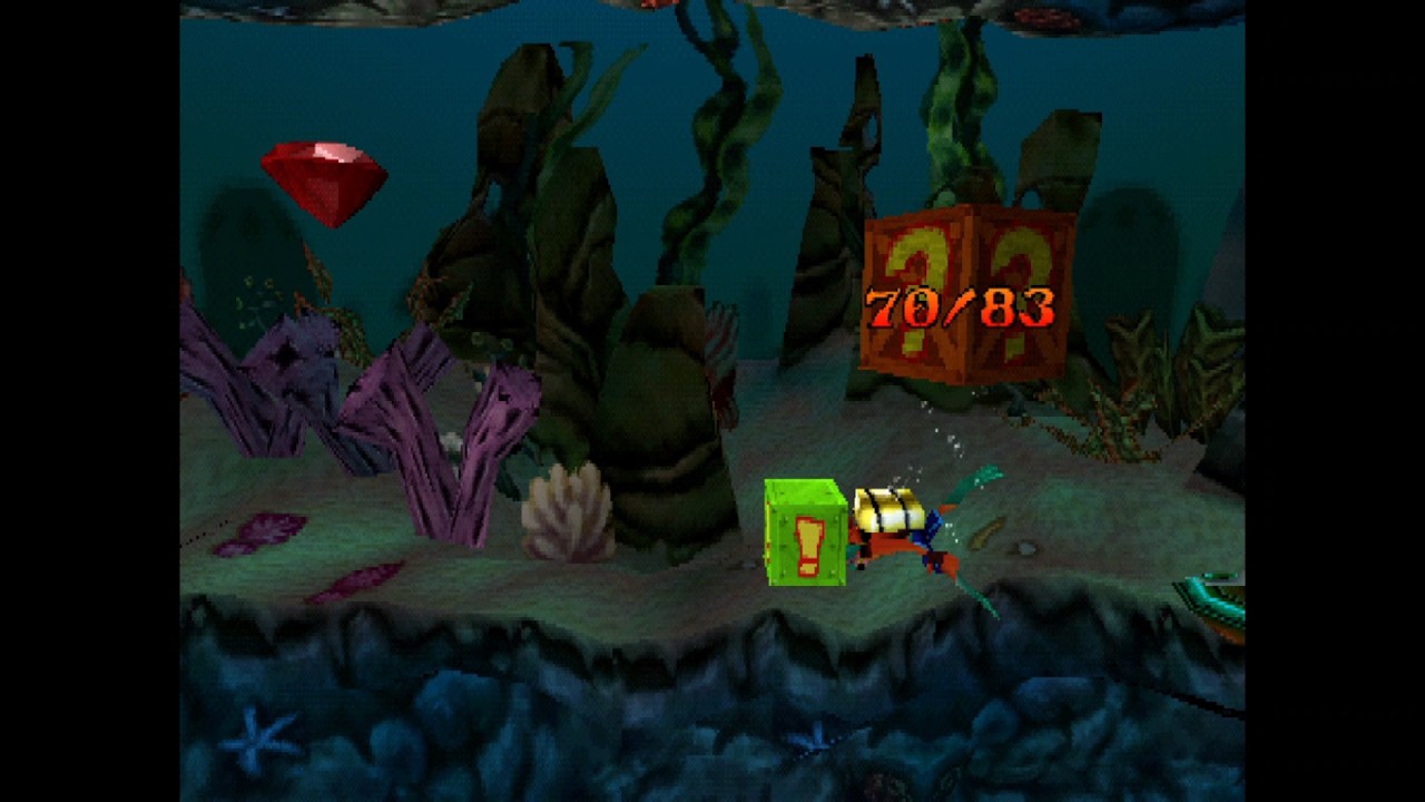 CRASH BANDICOOT WARPED 3 - FASE 12 DEEP TROUBLE MUNDO 3 (PLAYSTATION)