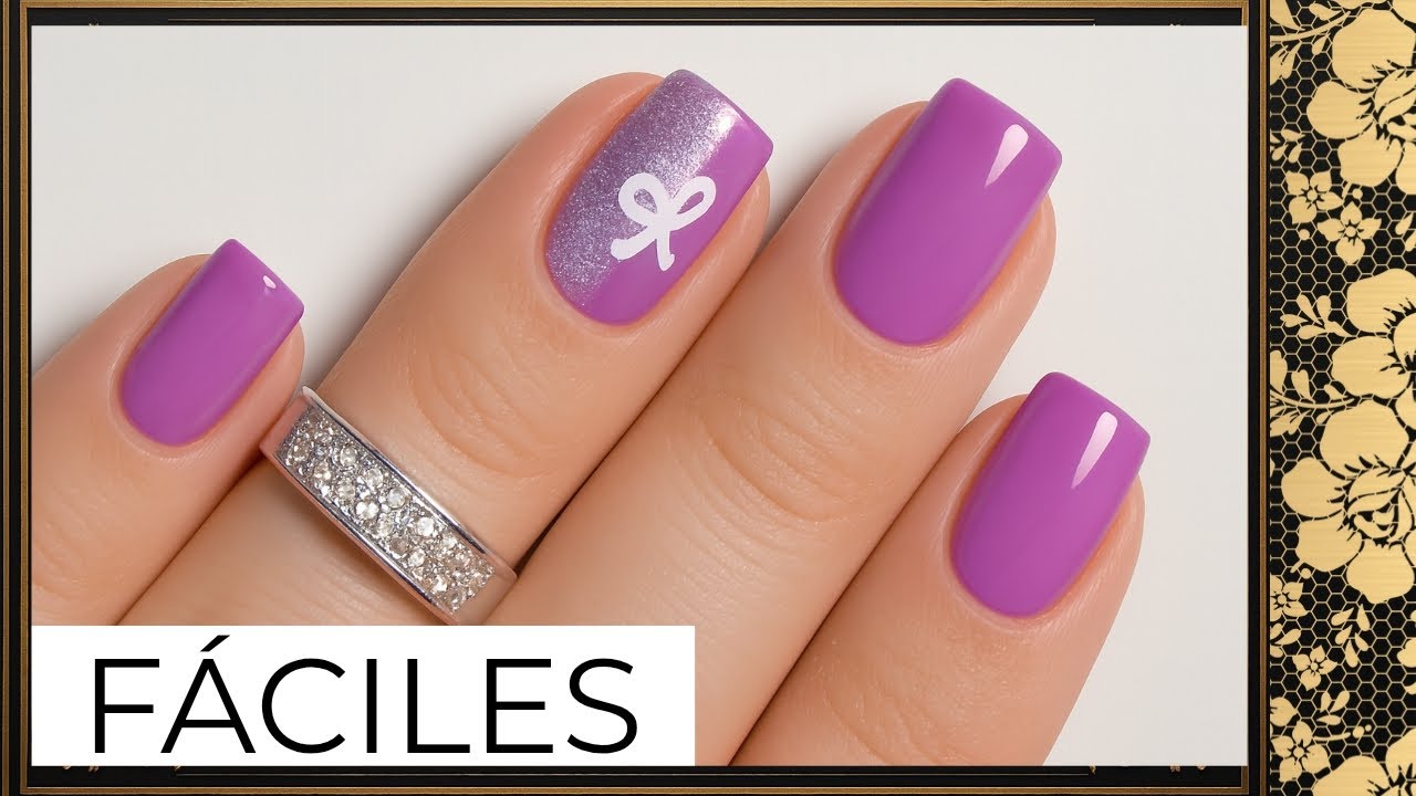 3 Uñas Cortas Fáciles de Hacer en Casa para Diciembre 