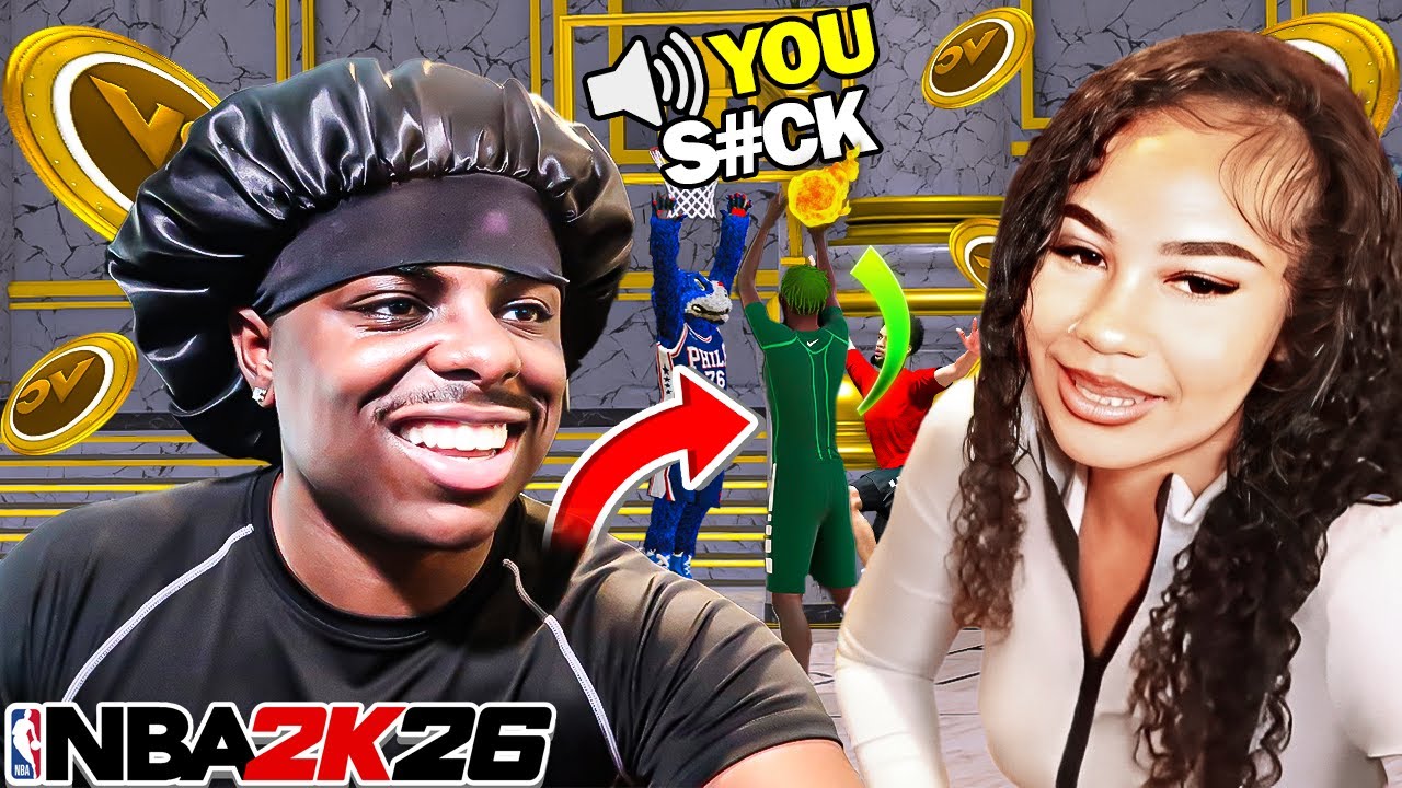NBA 2K26, но мой КРАШ разговаривает, пока я играю...😂 *Уморительно*