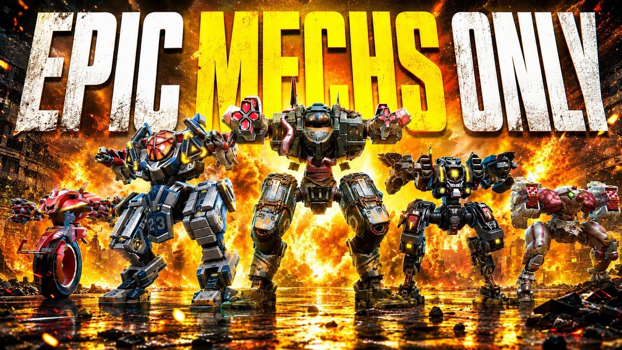 Using Only Epic Mechs with Killshot Aegis Orion Redeemer Panther | Mech Arena