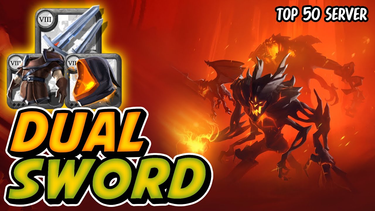 Albion Online Dual Sword โดนเนิฟก็ยังเก่ง Corrupted -- Top 50 Server