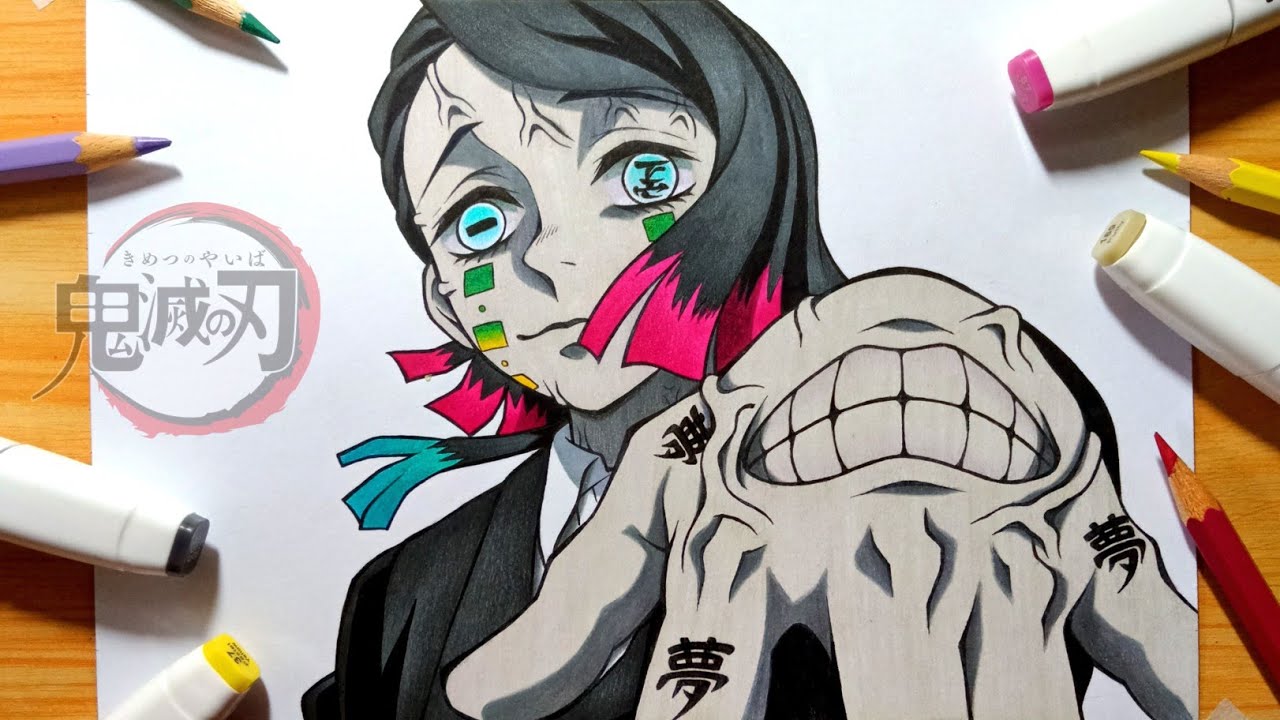 Drawing Enmu - Kimetsu no yaiba Mugen train / Demon slayer