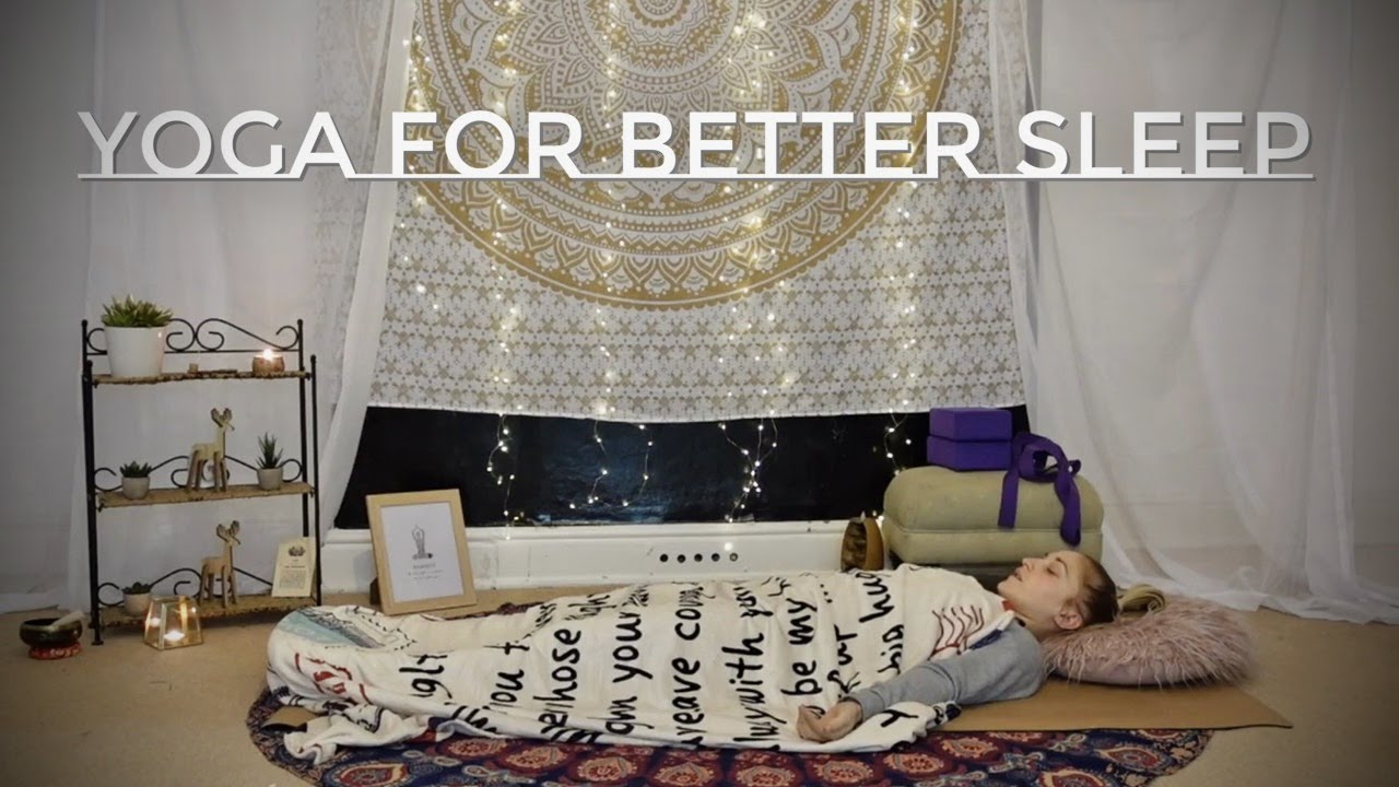 Yoga for better sleep - GeGe Yoga - 23 minutes