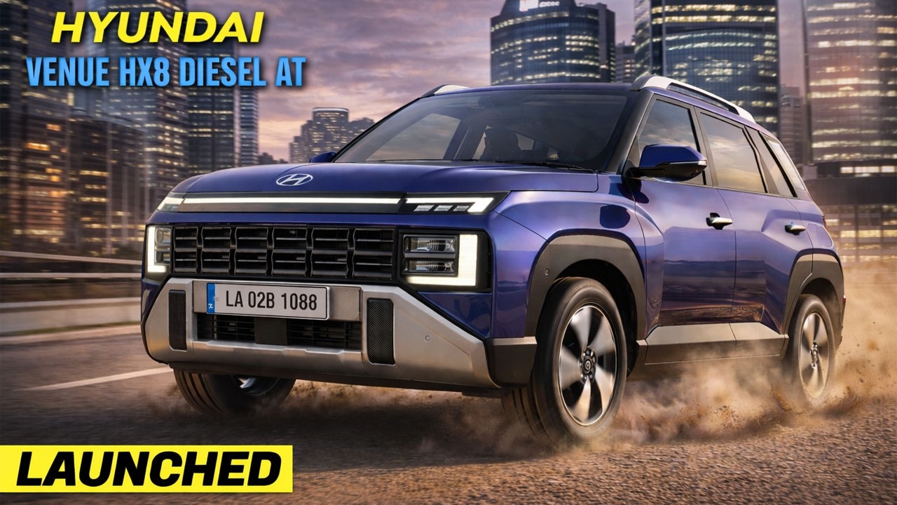 Hyundai Venue HX8 Diesel AT Variant Launched - Price From 13.70 Lakh - Explained All Spec, Features