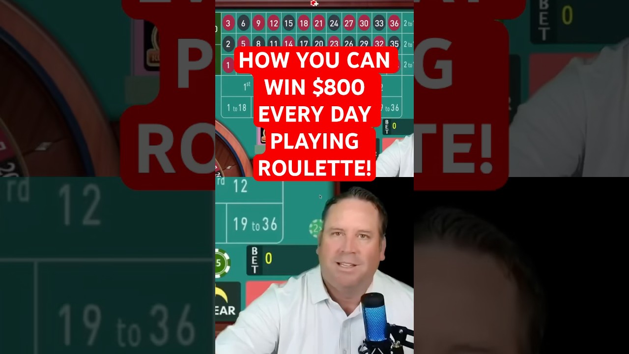 HOW YOU CAN START WINNING $800.00 EVERY DAY! #best #roulette #system #strategy #viralvideo #money