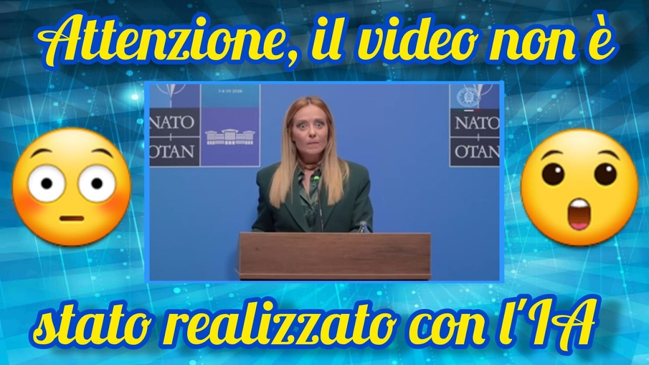Lo strano discorso di Giorgia Meloni ad Ankara!