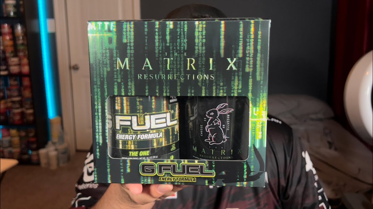 G FUEL Matrix Resurrections The One Collectors Box Unboxing, Review, And Taste Test!