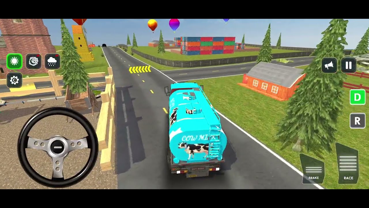 Game Heavy Truck Driving US Cargo || Realistic Truck Simulator Gameplay