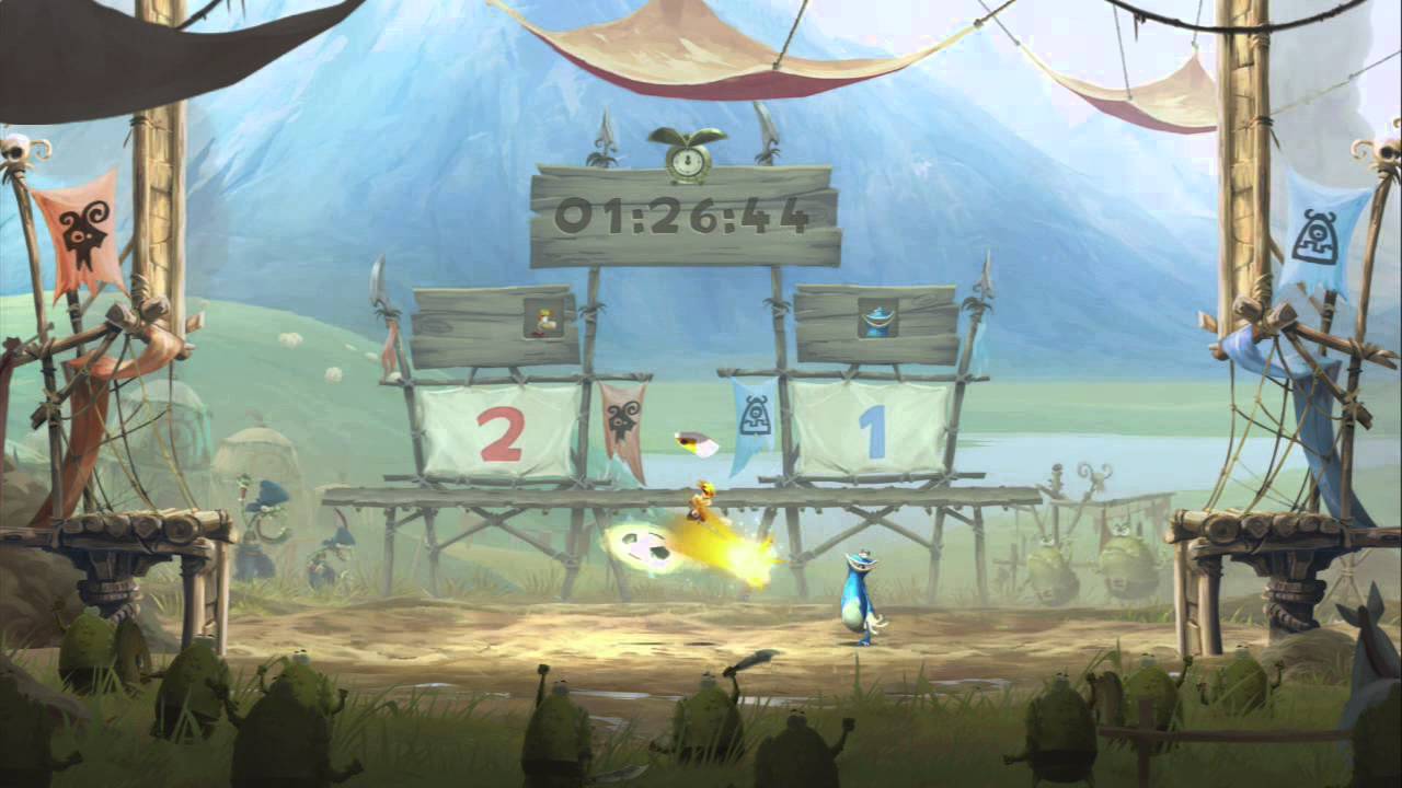 Rayman Legends: Kung Foot gameplay