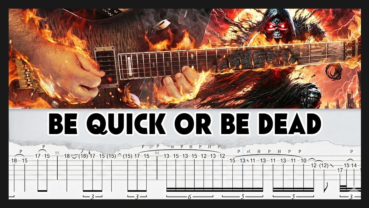 Iron Maiden | Be Quick Or Be Dead | TAB | Guitar Cover | Lesson