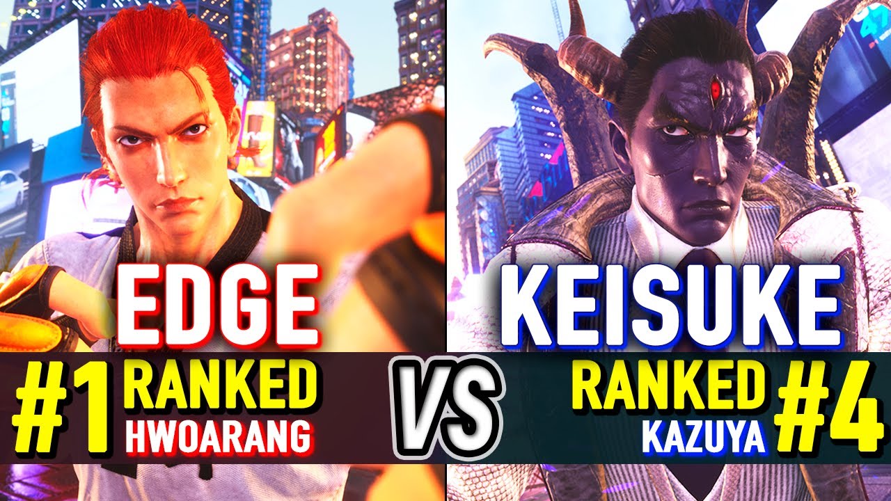 T8 🔥 EDGE (#1 Ranked Hwoarang) vs Keisuke (#4 Ranked Kazuya) 🔥 Tekken 8 High Level Gameplay