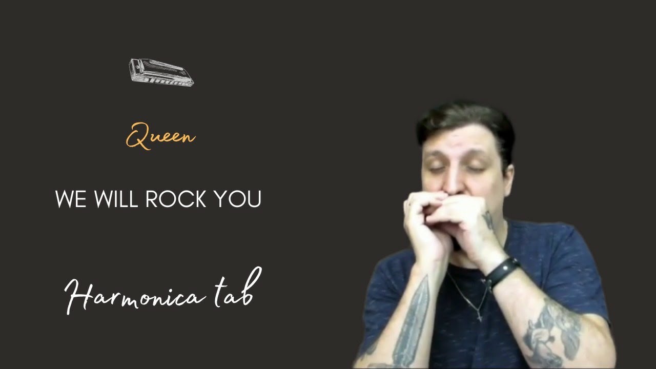 🎶 We Will Rock You - Queen (Harmonica Tab)