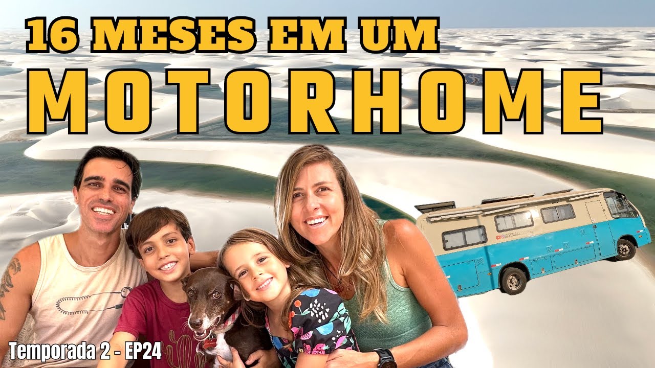 25 MIL KM DE MOTORHOME ATÉ CHEGAR AQUI. Lençóis Maranhenses, MA. T02E24