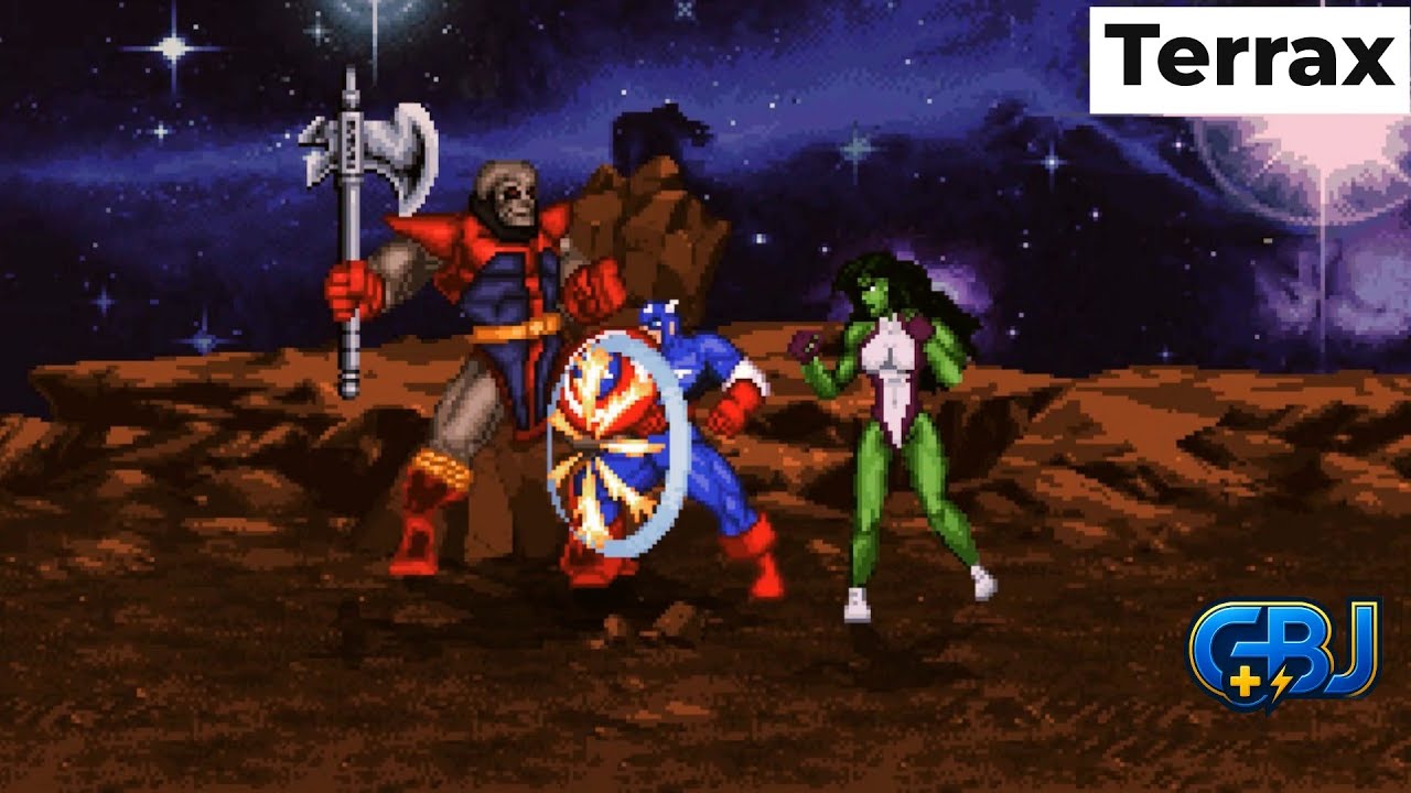 Captain America & She-Hulk – Marvel Infinite War OpenBOR Co-Op 2025 Gameplay (Terrax Stage)