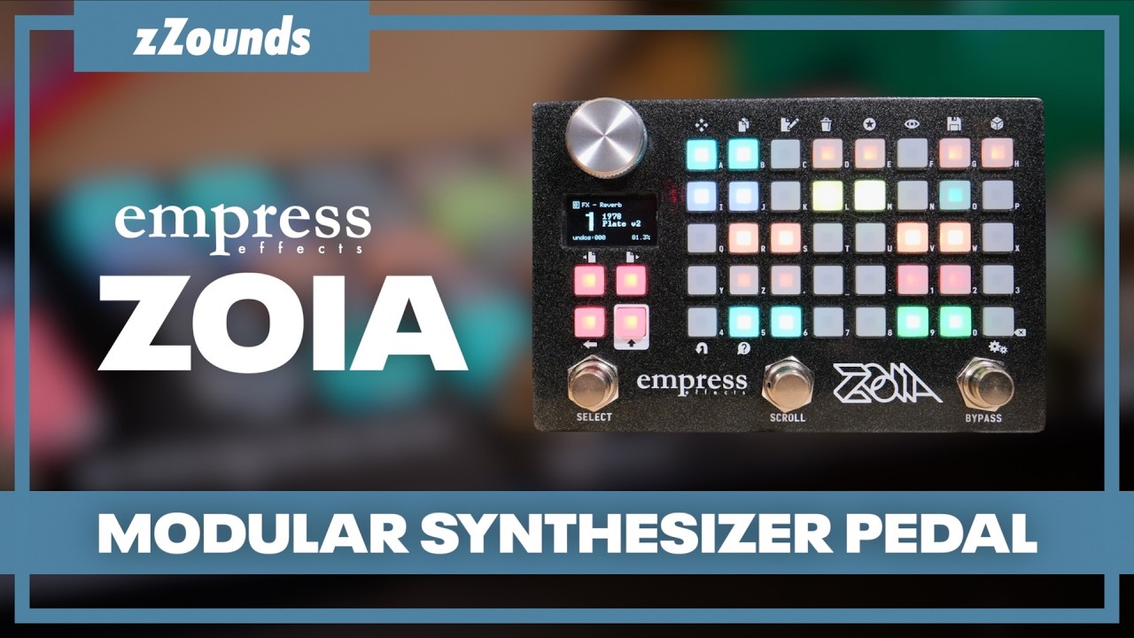 Empress ZOIA Modular Synthesizer Pedal Walkthrough & Demo